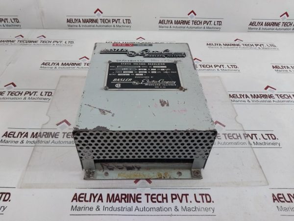 BASLER ELECTRIC SR8A2B10B3A STATIC VOLTAGE REGULATOR