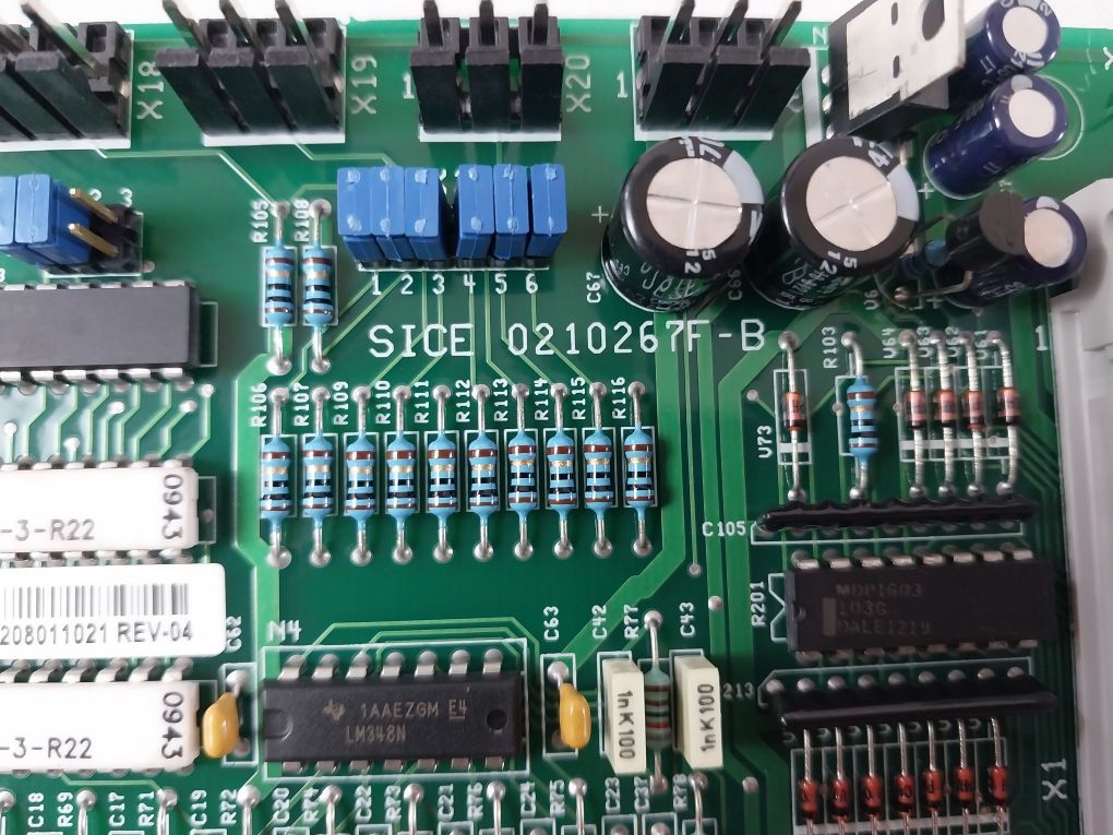 Emerson Sice 0210267f-b Pcb Card 240v - Image 9