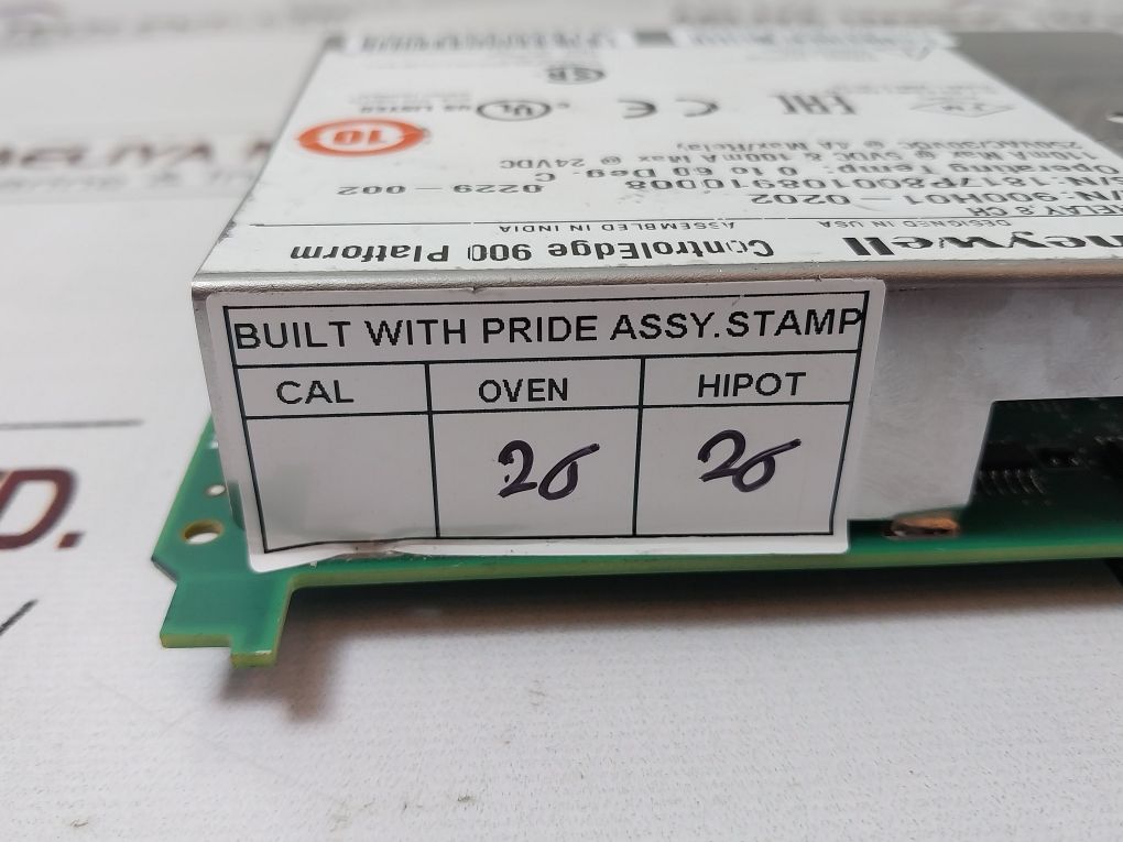 Honeywell 900h01-0202 8 Channel Input/output Card Digital Out Relay - Image 7