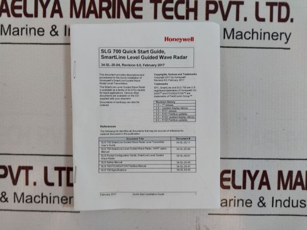 Honeywell Slg 700 Smartline Level Guided Wave Radar Hnw-50096656-001 - Image 33