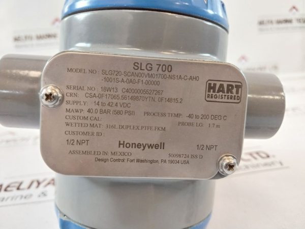 Honeywell Slg720-scan00vm01700-ns1a-c-ah0-1001s-a-0a0-f1-00000 Smartline Level Guided Wave Radar - Image 10