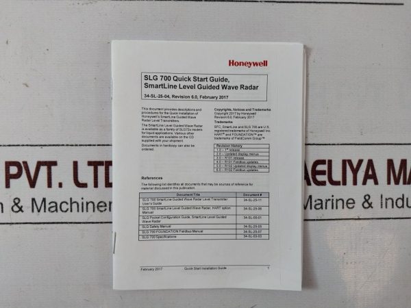 Honeywell Slg720-scan00vm01700-ns1a-c-ah0-1001s-a-0a0-f1-00000 Smartline Level Guided Wave Radar - Image 26