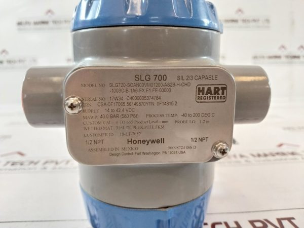 Honeywell Slg720-scan00vm01200-as2b-h-chd-1003c-b-1a6-fx,f1,fe-00000 Smartline Level Guided Wave Radar - Image 12