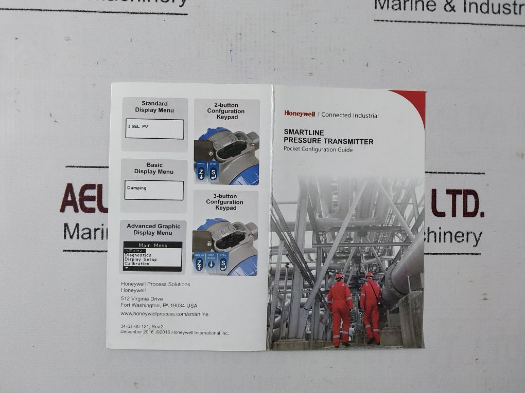 Honeywell Sta87l-e1a000-1-c-chc-13c-b-21a6-fx,f1,fe-0000 Smartline Pressure Transmitter - Image 29