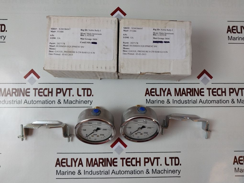 Huisman En 837-1 Pressure Gauge - Aeliya Marine