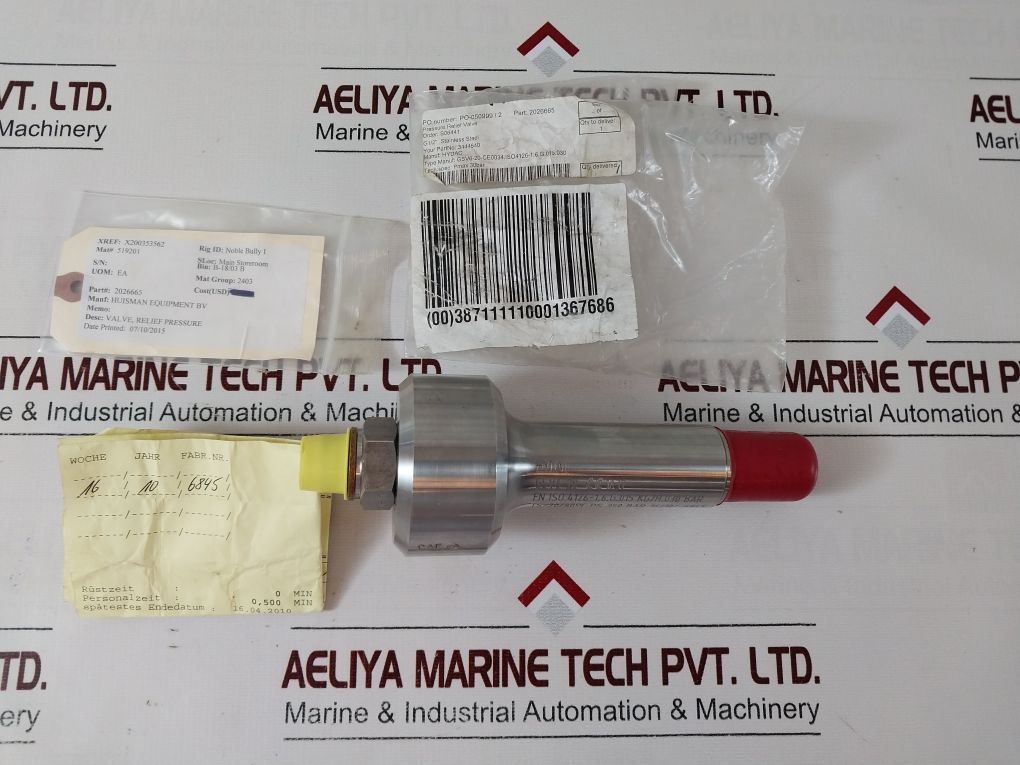 HYDAC HUISMAN EQUIPMENT GSV6-20-CE-1637 PRESSURE RELIEF VALVE