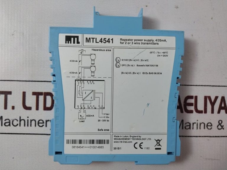 Measurement Technology Mtl4541 Repeater Power Supply - Aeliya Marine