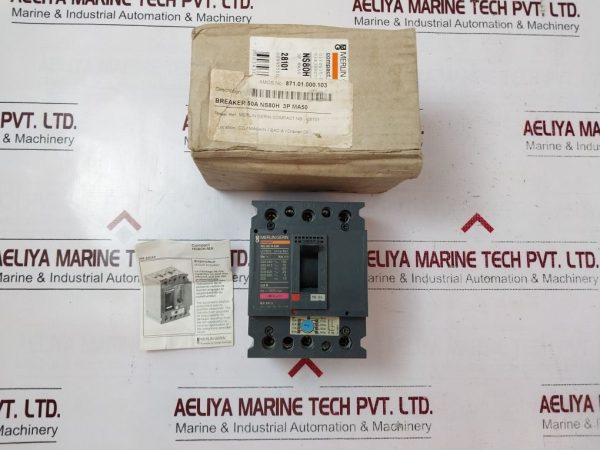 MERLIN GERIN NS80H-MA MOLDED CASE CIRCUIT BREAKER