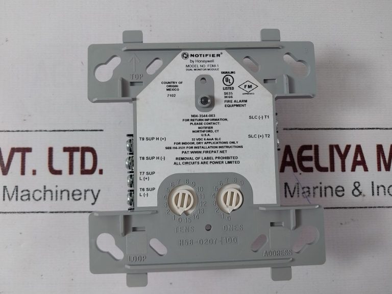 Notifier Honeywell Fdm1 Dual Monitor Module Aeliya Marine