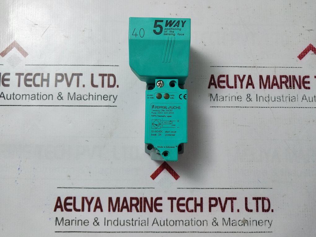 PEPPERL+FUCHS NJ40+ INDUCTIVE SENSOR 10-60VDC