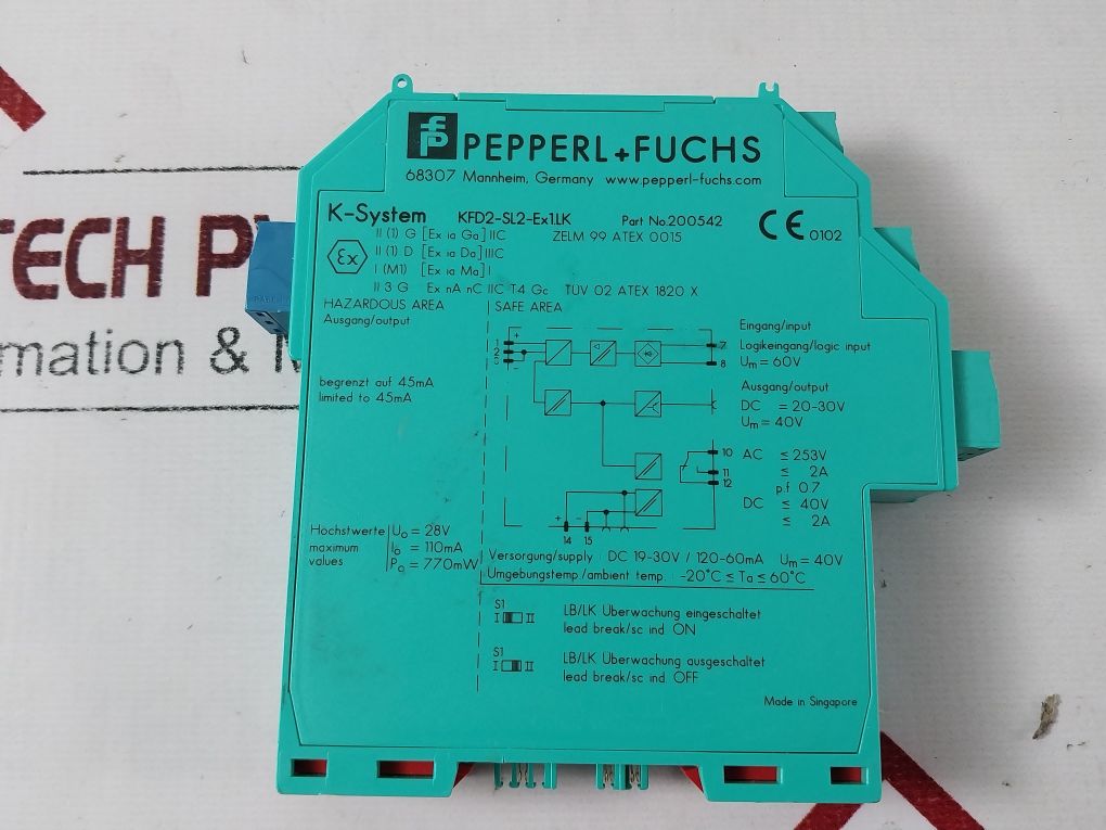 Pepperl+fuchs Kfd2-sl2-ex1.lk Solenoid Driver - Image 8