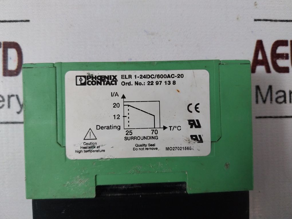 Phoenix Contact Elr 1-24dc/600ac-20 Solid-state Contactor - Image 10