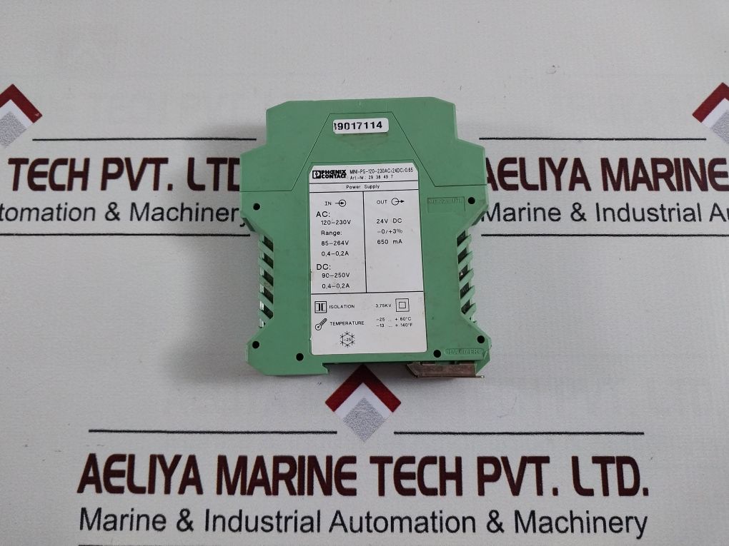 Phoenix Contact Mini-ps-120-230ac/24dc/0.65 Power Supply - Image 9