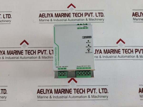 PHOENIX CONTACT QUINT-PS/1AC/24DC/20 POWER SUPPLY UNIT