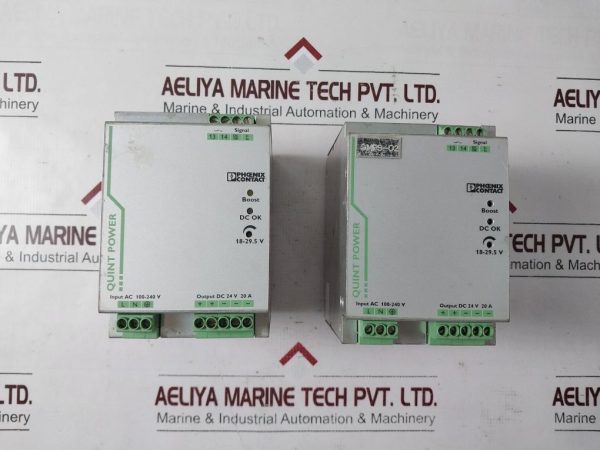 PHOENIX CONTACT QUINT-PS/1AC/24DC/20 POWER SUPPLY UNIT