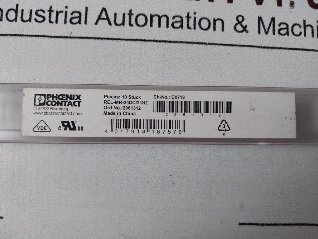 Phoenix Contact Rel-mr-24dc/21hc Single Relay - Image 8