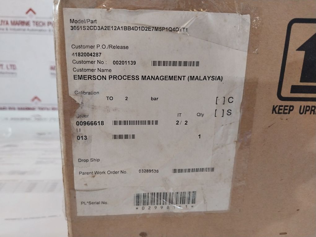 Rosemount 3051s2cd3a2e12a1bb4d1d2e7m5p1q4qtt1 Pressure Transmitter - Image 35