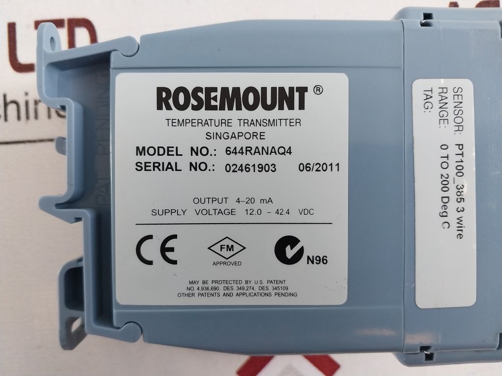 Rosemount 644ranaq4 Temperature Transmitter - Image 10