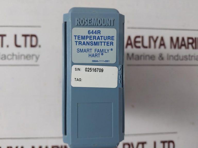 Rosemount 644ranaq4 Temperature Transmitter Rev. Aa - Aeliya Marine