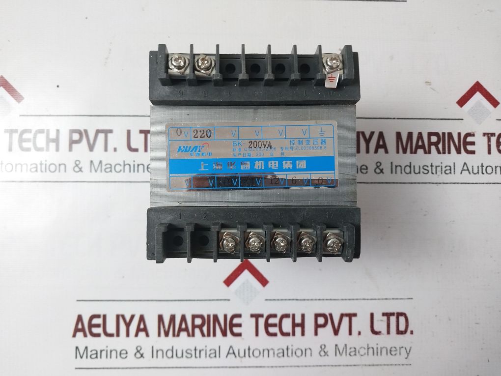 Shanghai Huatong Bk-200va Control Transformer - Image 3