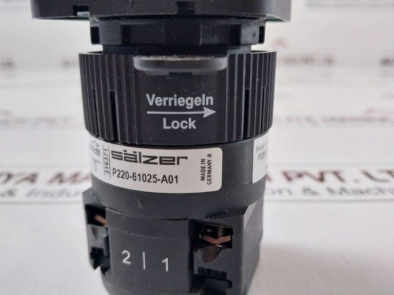 Salzer P22061025a01 Rotary Cam Switch Aeliya Marine