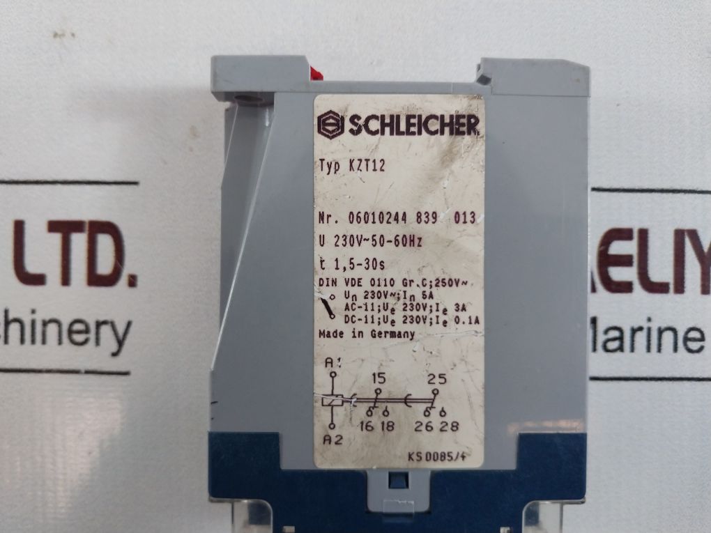 Schleicher Kzt12 Time Relay 1,5-30s - Image 10