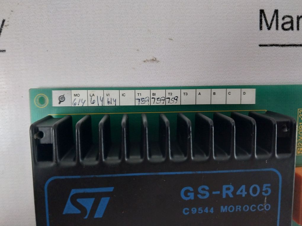 Soren T.lyngso 900310610 V01 Pcb Card With Switching Regulator Gs-r405 - Image 8