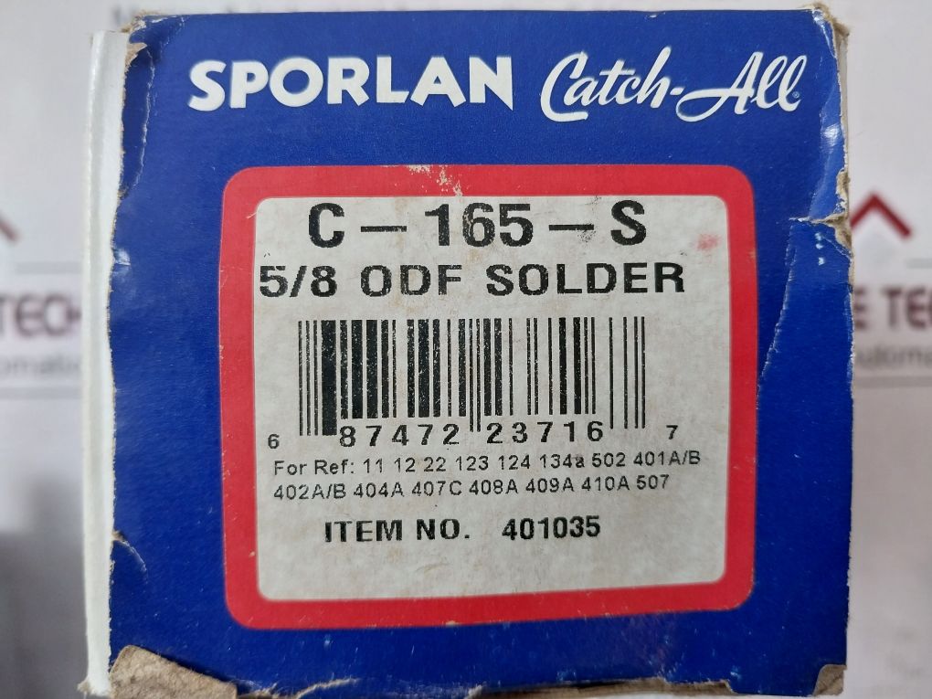 Sporlan Parker Industries C-165-s Refrigeration Filter Drier - Aeliya ...