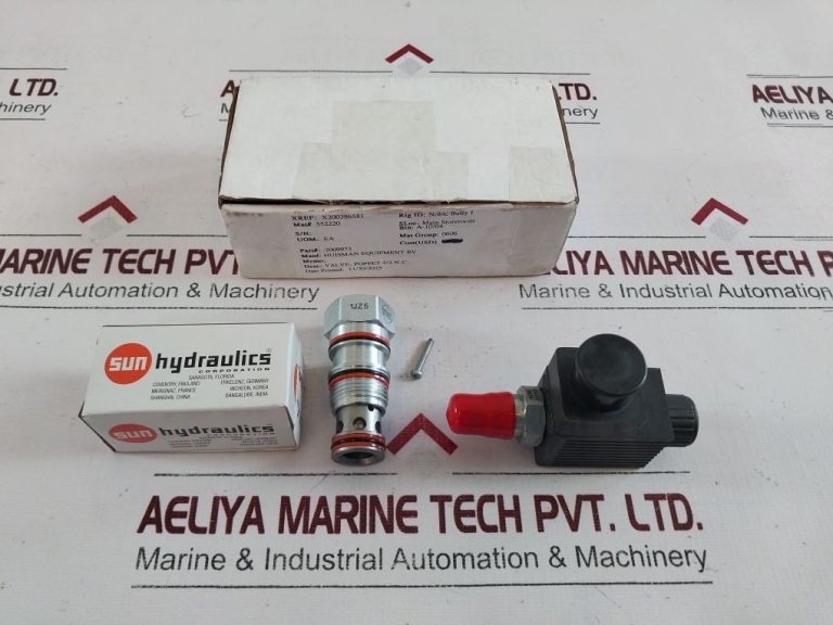 Sun Hydraulics Daaa Mcn Solenoid Valve With 760224 Poppet Valve 24 Vdc