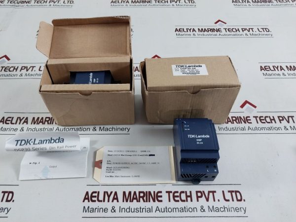 Tdk-lambda Oceaneering Dsp30-24 Din Rail Power Supply - Aeliya Marine
