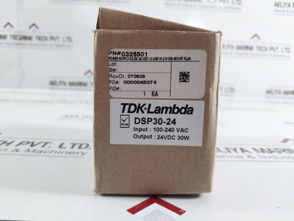 Tdk-lambda Oceaneering Dsp30-24 Din Rail Power Supply - Aeliya Marine