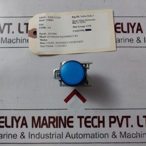 Telemecanique Zbv-b6 Panel Mount Blue Led Pilot Light