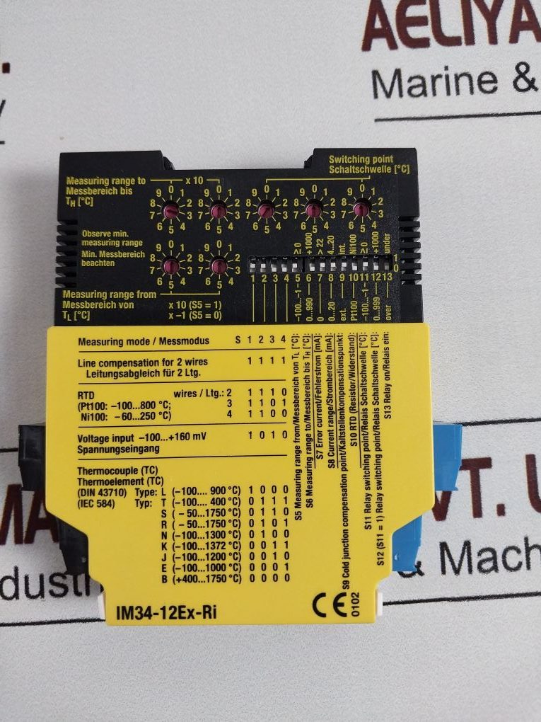 Turck Im34-12ex-ri Temperature Measuring Amplifier - Image 8
