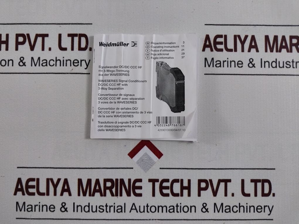 Weidmuller 8447370000 Dc/dc Signal Conditioner - Image 13