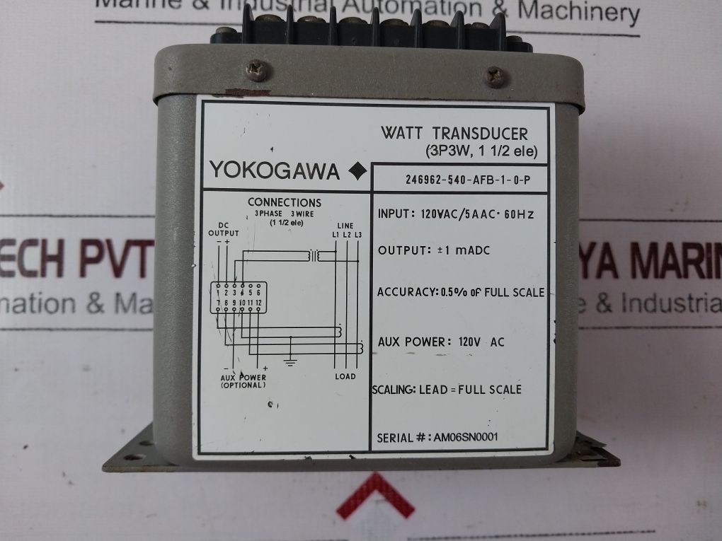 Yokogawa 246962-540-afb-1-0-p Transducer - Image 7