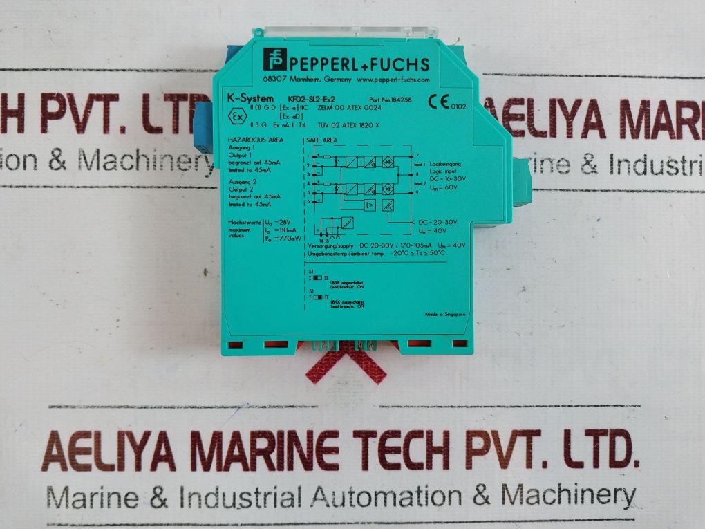 Pepperl+fuchs Kfd2-sl2-ex2 Safety Barrier - Image 10