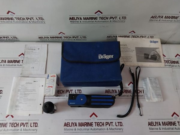 DRAGER ACCURO BVS 04 ATEX H068 GAS DETECTOR WITH TUBE OPENER 6401200