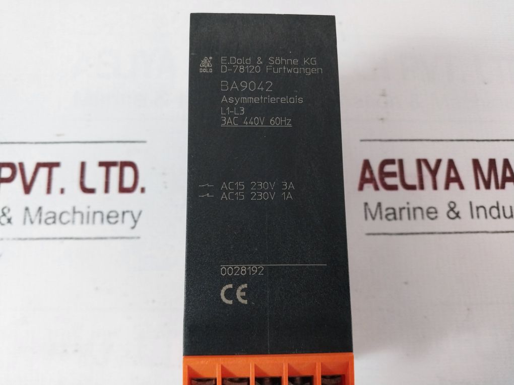 E.dold & Sohne Ba9042 Unbalance Relay - Image 9