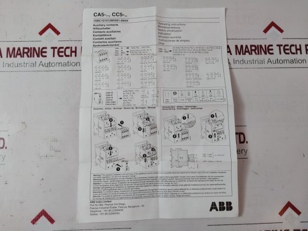 Abb Ca5-10 Auxiliary Contact Block