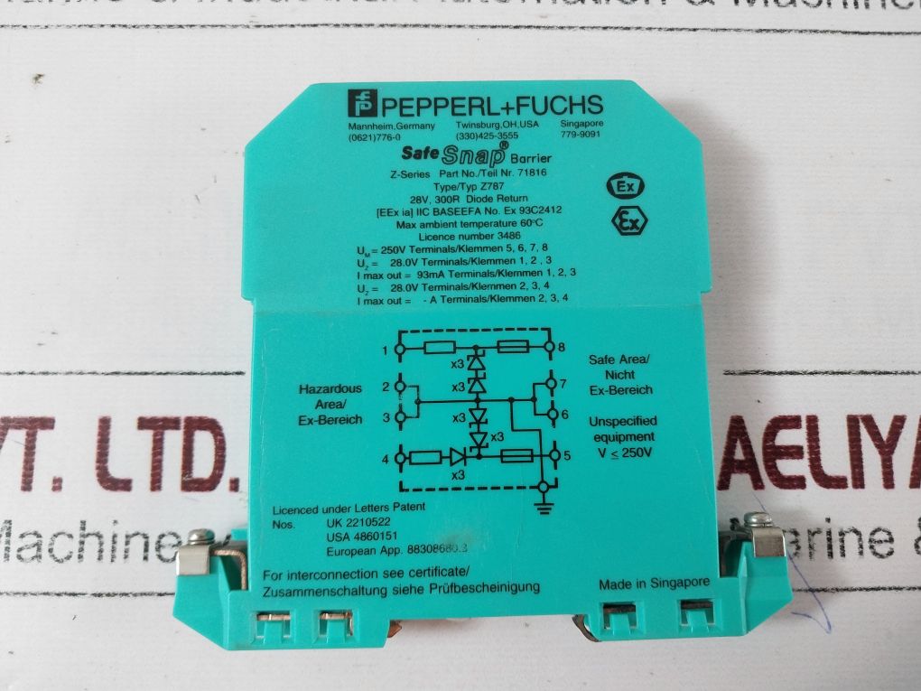 Pepperl+fuchs Z787 Safe Snap Barrier 71816 - Image 9