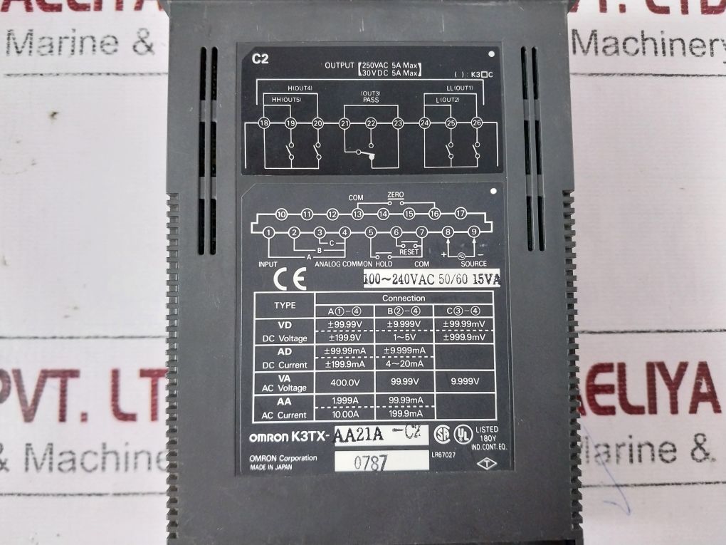 Omron K3tx-aa21a-c2 Panel Meter - Image 9