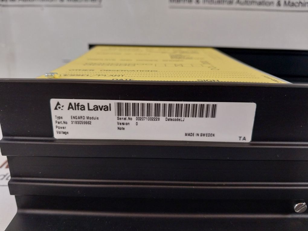 Alfa Laval Abb 3183059662 Engard Module - Image 9