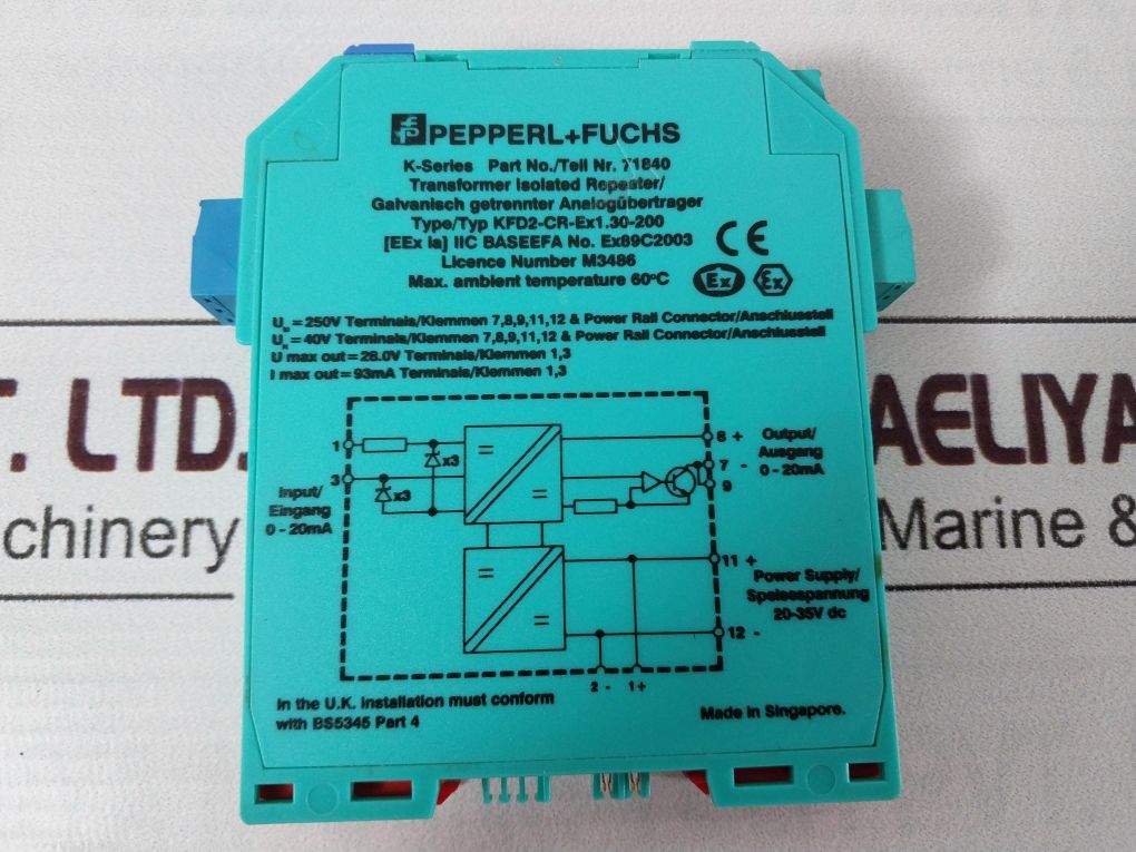 Pepperl+fuchs Kfd2-cr-ex1.30-200 Transformer Isolated Repeater 71840 - Image 8