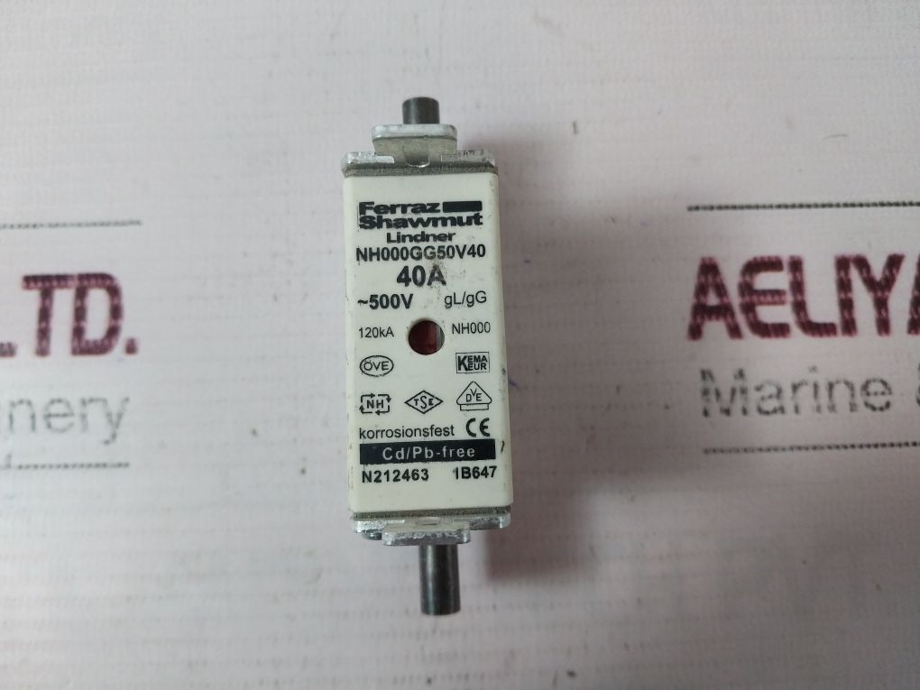 Ferraz Shawmut Lindner Nh000gg50v40 Fuse - Image 8
