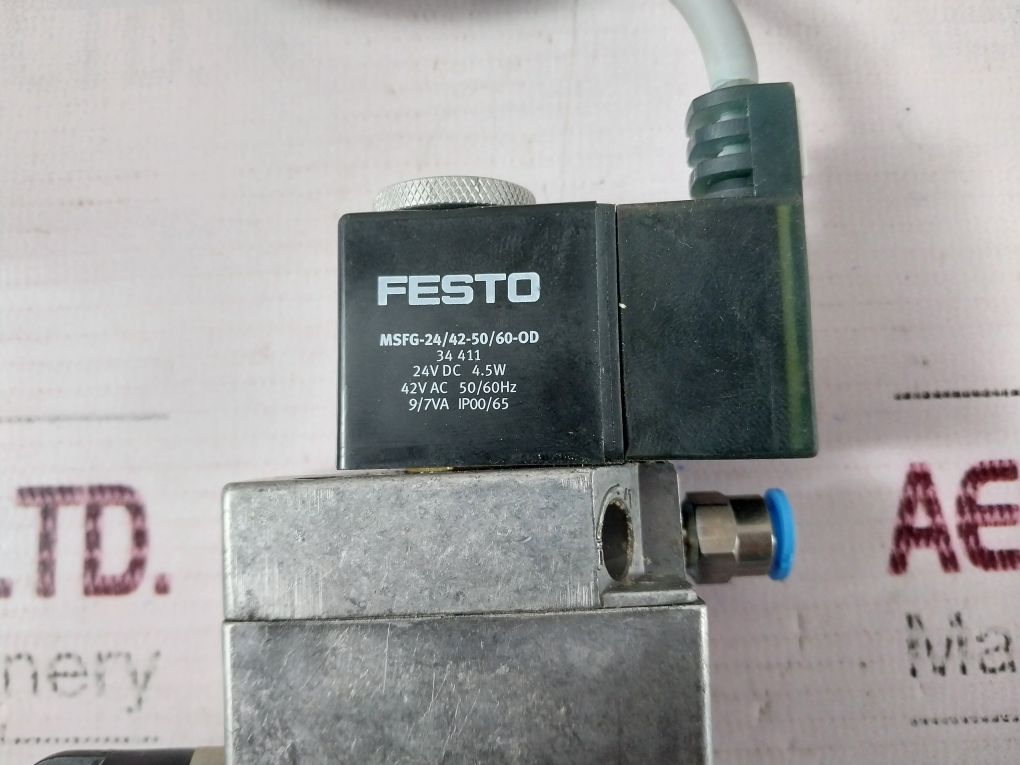 Festo Mfh-3-1/4-s Solenoid Valve 0,95-10bar - Image 10