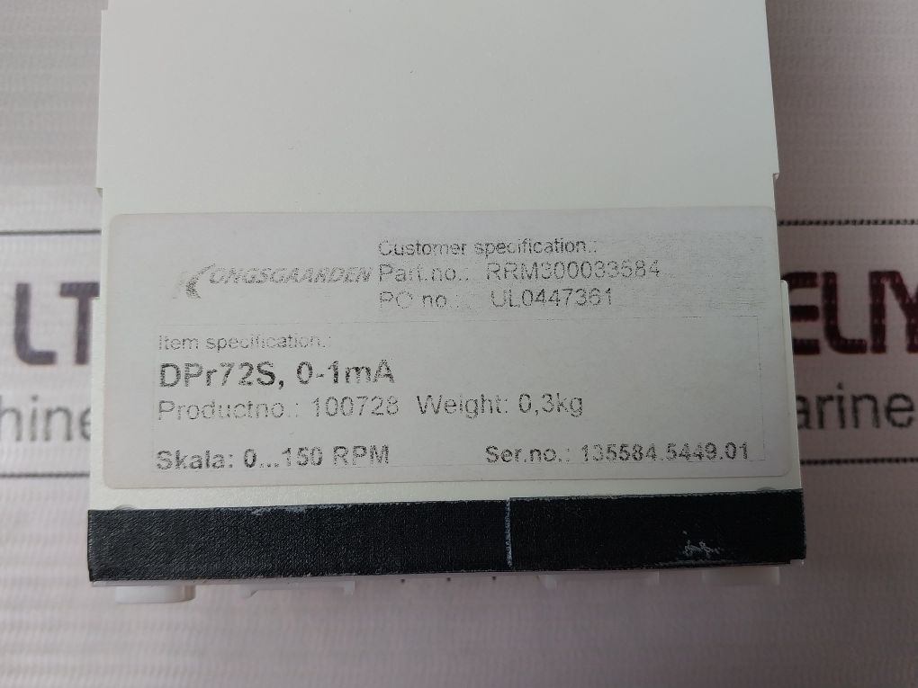 Kongsgaarden Rrm300033584 Rpm Meter - Image 9