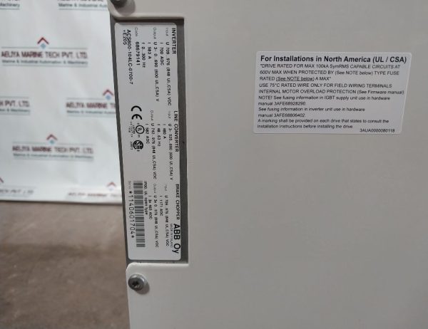 Abb Acs800-104lc-0700-7+e205 Inverter - Image 16