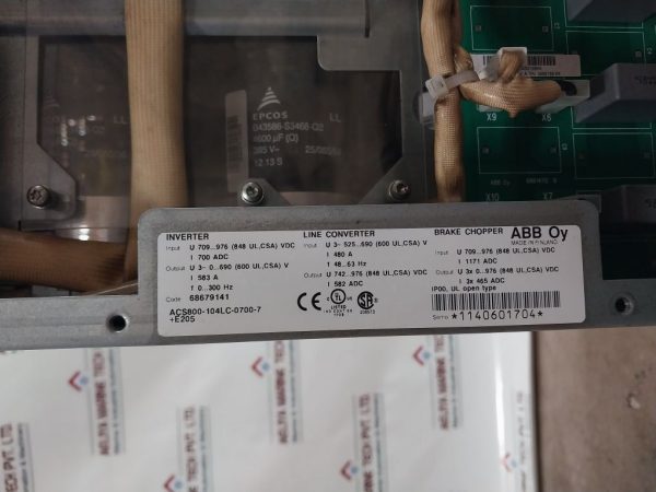 Abb Acs800-104lc-0700-7+e205 Inverter - Image 27
