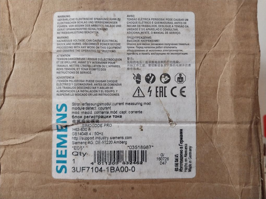Siemens 3uf7104-1ba00-0 Current Measuring Module - Image 15