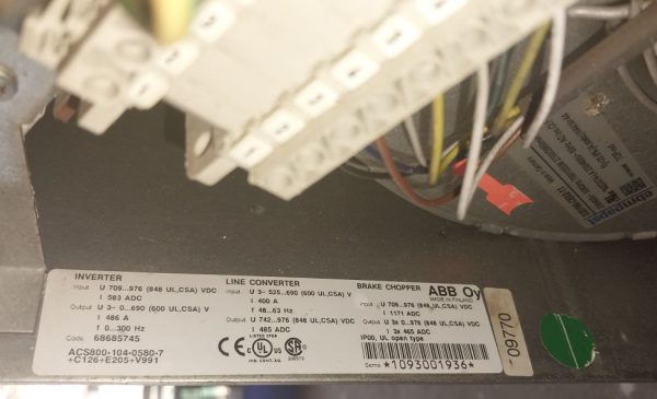 Abb Acs800-104-0580-7+c126+e205+v991 Inverter - Image 59